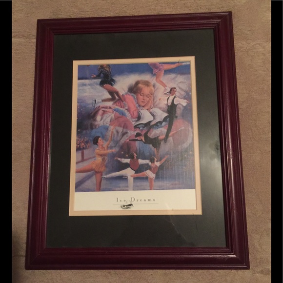Other - Figure Skating “Ice Dreams” Framed Print